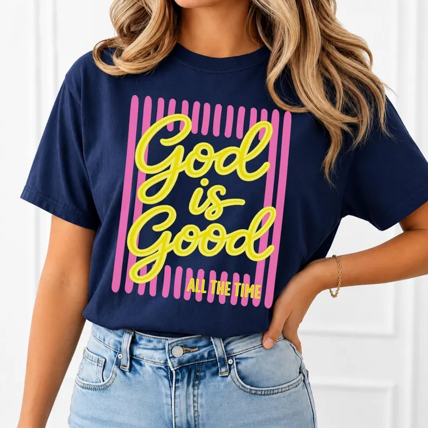 God Is Good All The Time Tee, Faith Based Sweatshirt