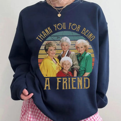 Retro Golden Thank You For Being Classic Movie Shirts