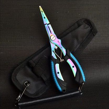 Manto™ Stainless Steel Fishing Pliers – Multi-Function Line Cutter & Split Ring Tool
