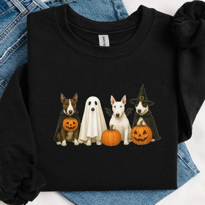Halloween Dog Shirt, Halloween Bull Terrier Shirt