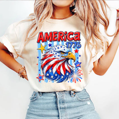 America 250th Anniversary Eagle July 4th Shirt, America 1776 Fourth Of July Tee