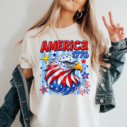 America 250th Anniversary Eagle July 4th Shirt, America 1776 Fourth Of July Tee