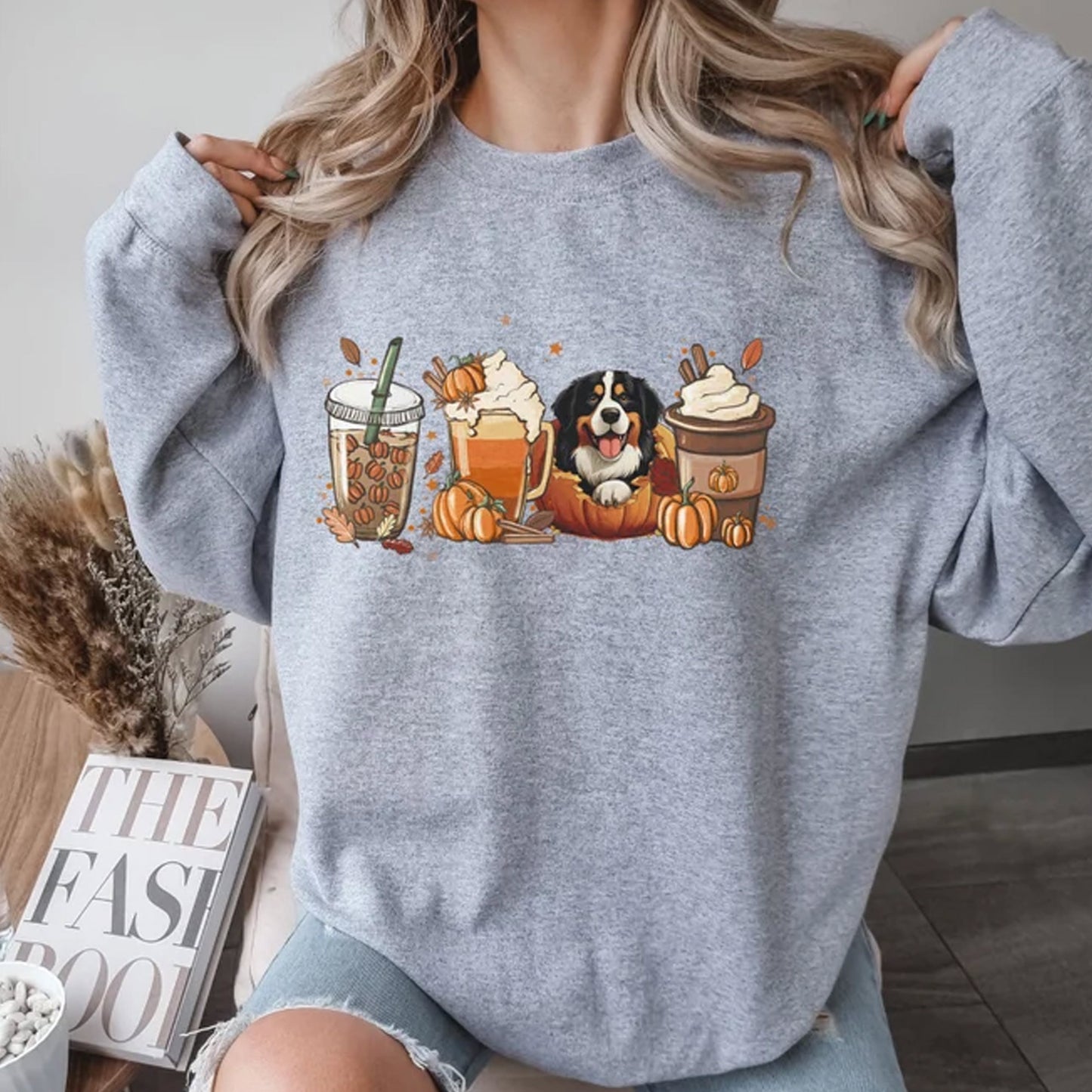 Dogs Bernese Mountain Dogs Fall Halloween Shirt Gift