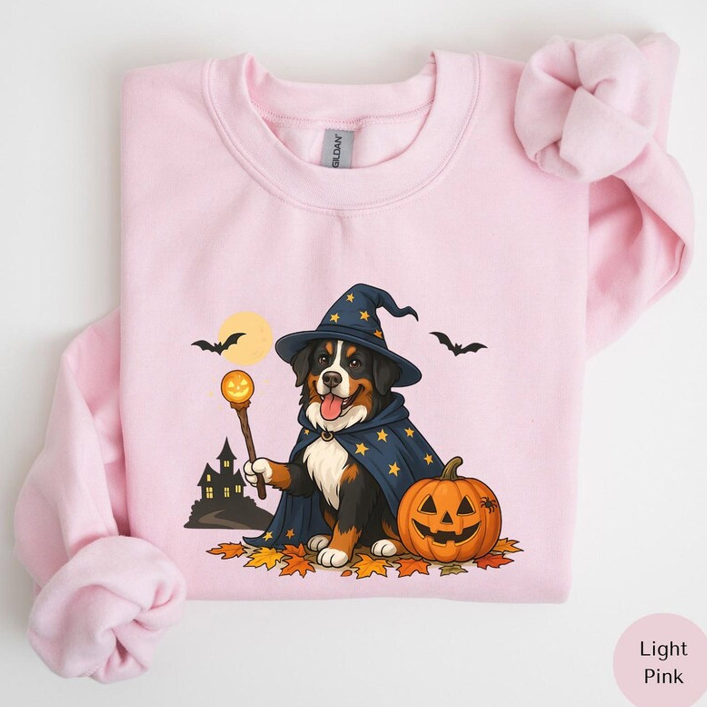 Bernese Mountain Dog Halloween Sweatshirt, Halloween Sweater