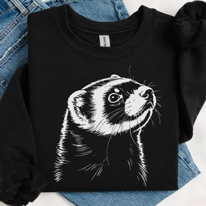 Ferret Shirt, Cute Pet Ferret T-Shirt, Small Animal Lover Tee