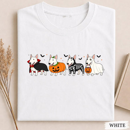 Halloween Bull Terrier Shirt, Cute Bull Terrier Tee