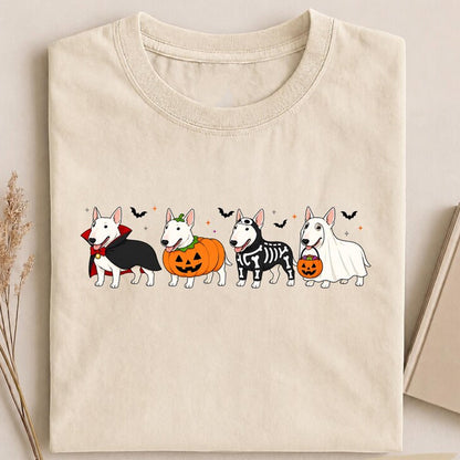 Halloween Bull Terrier Shirt, Cute Bull Terrier Tee