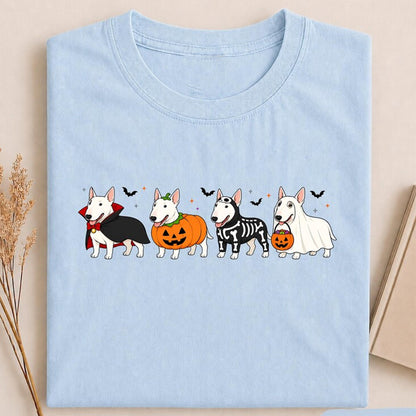 Halloween Bull Terrier Shirt, Cute Bull Terrier Tee