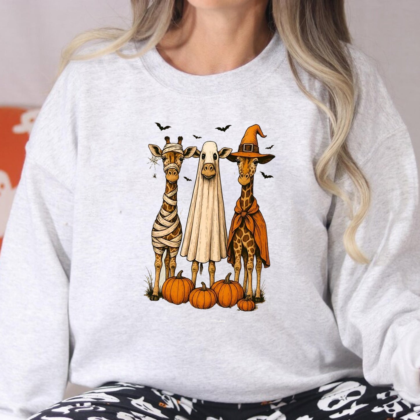 Boo Giraffe Halloween Shirt, Giraffe Lovers Gift