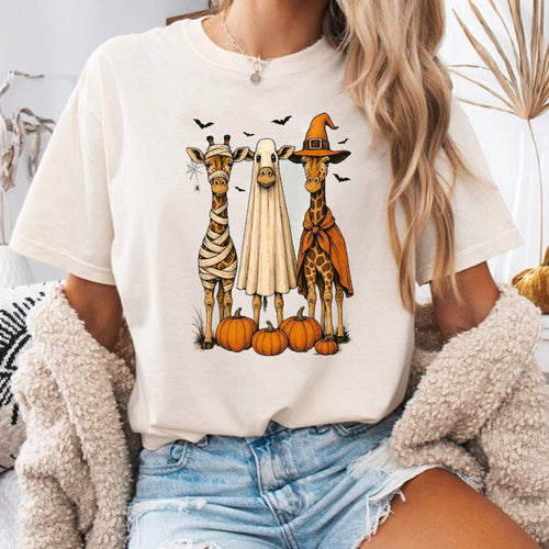 Boo Giraffe Halloween Shirt, Giraffe Lovers Gift