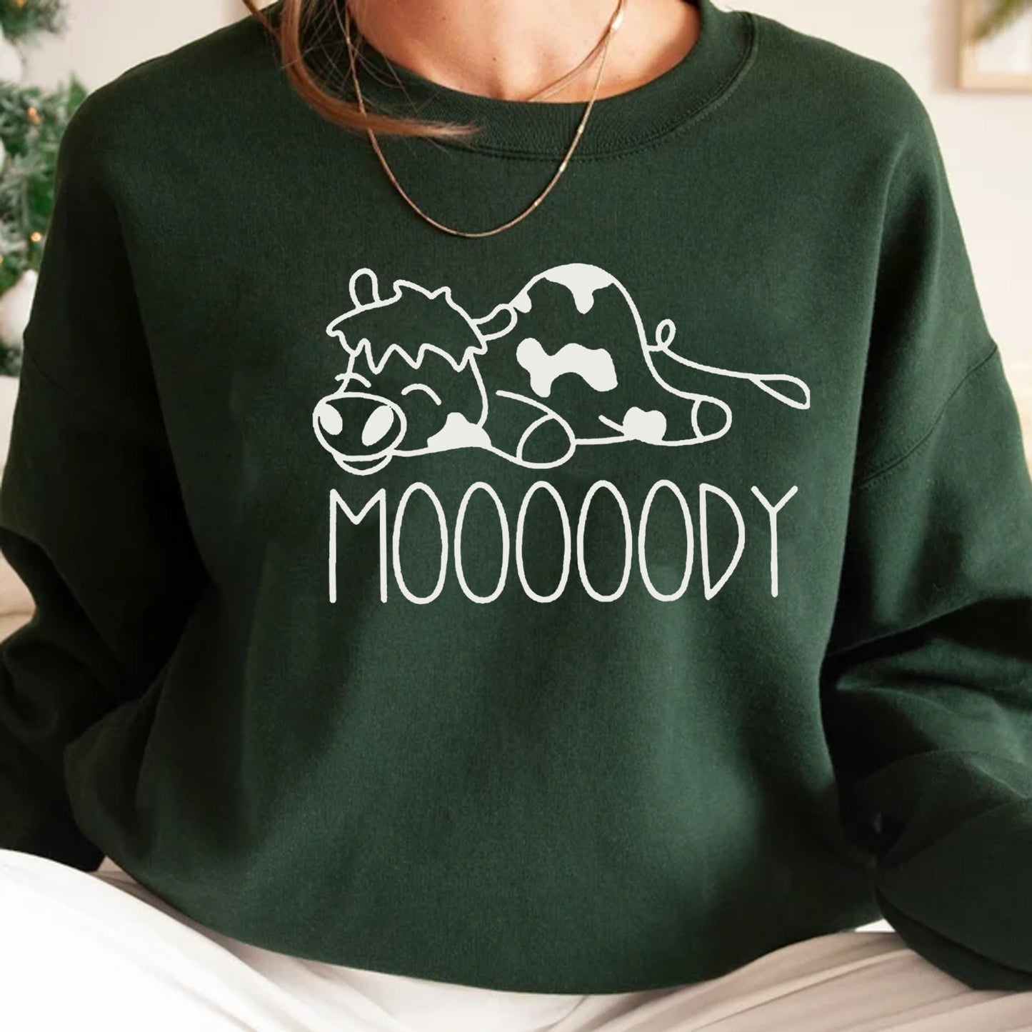 Cow Crewneck, Funny Cow Sweatshirts, Funny Farm Tee