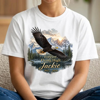 Jackie Bald Eagle Memorial Shirt, Forever Flying High 2012 2026