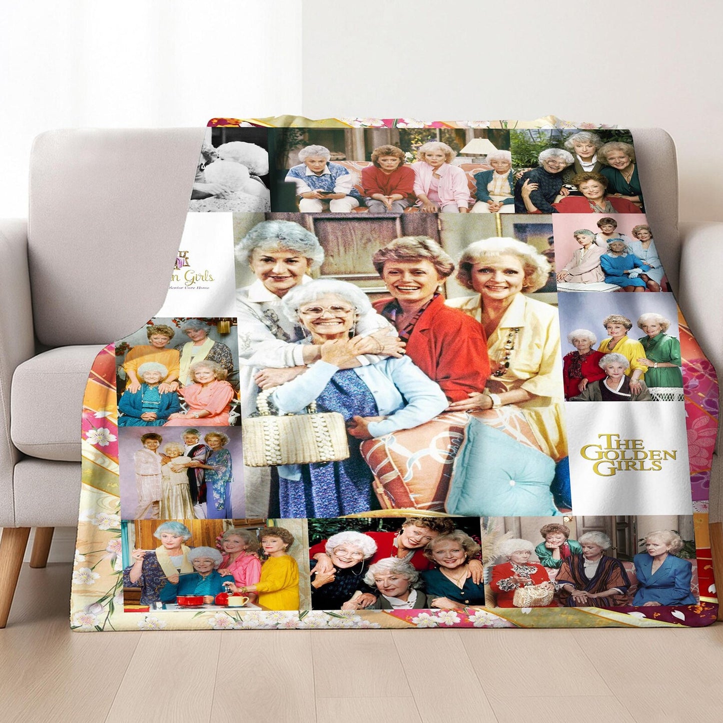 The Golden Girls TV Series Fleece Blanket, Mink Sherpa Blanket