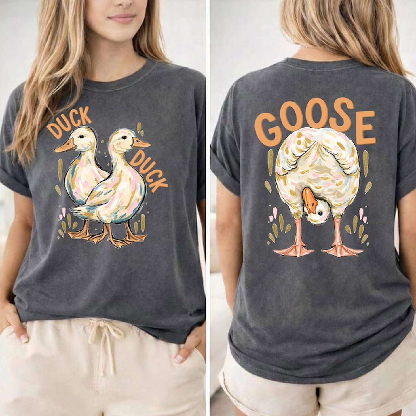 Duck Duck Goose Shirt, Trendy Animal Shirt