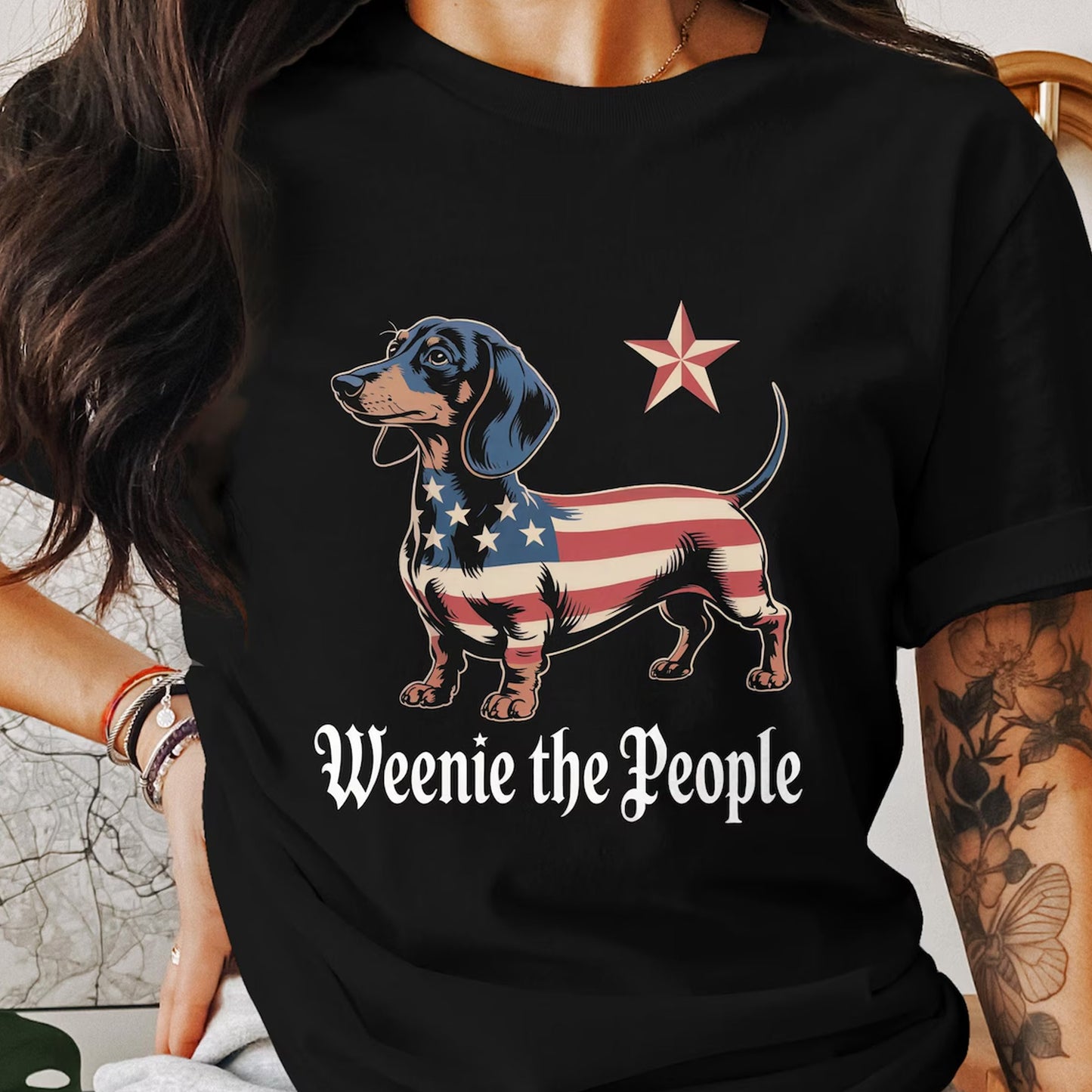 Weenie The People Dachshund Unisex T-Shirt,Sweatshirt,Hoodie