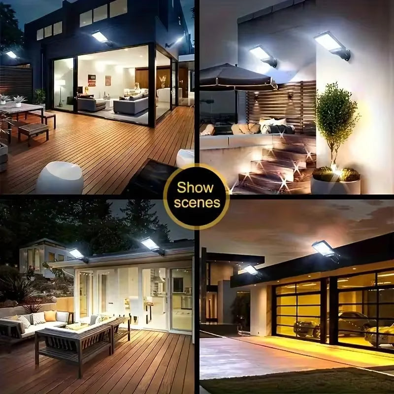 Solar Street Light – 108 LED Motion Sensor with Remote Control