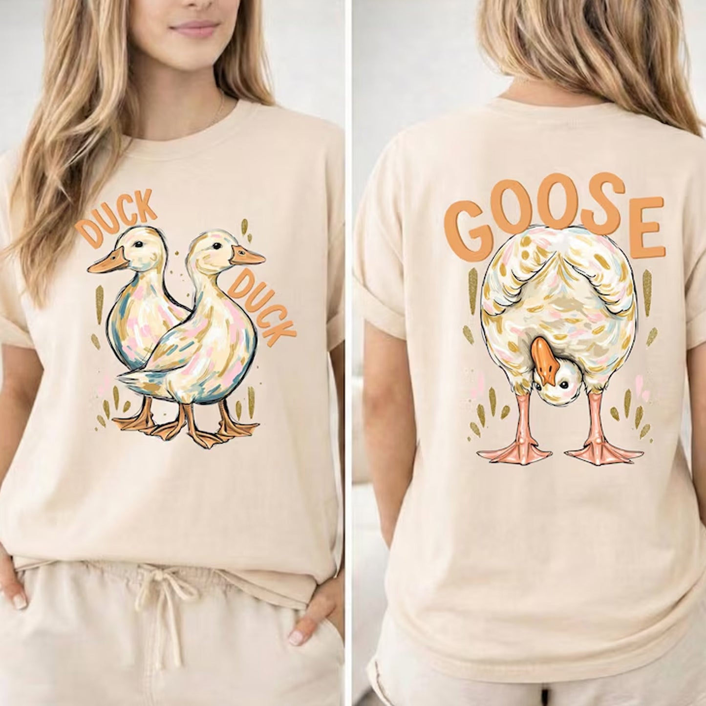 Duck Duck Goose Shirt, Trendy Animal Shirt