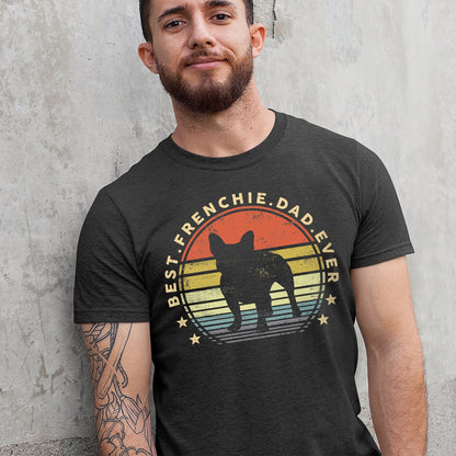Best Frenchie Dad Ever Shirt, Father's Day French Bulldog Crewneck