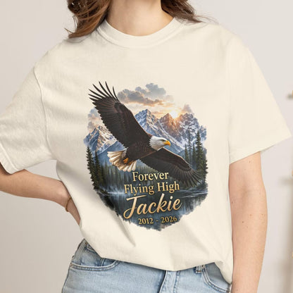 Jackie Bald Eagle Memorial Shirt, Forever Flying High 2012 2026