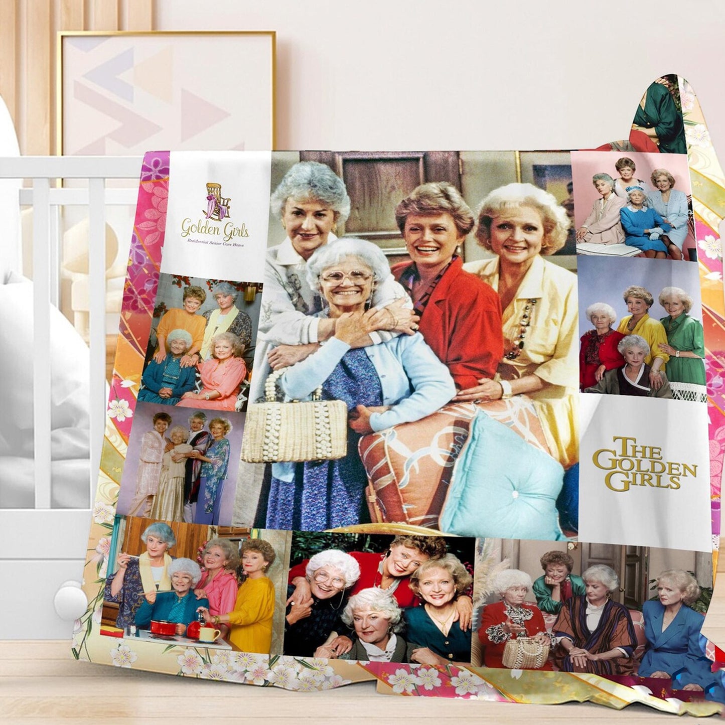 The Golden Girls TV Series Fleece Blanket, Mink Sherpa Blanket
