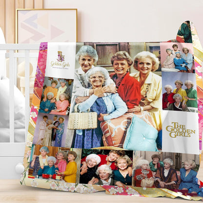 The Golden Girls TV Series Fleece Blanket, Mink Sherpa Blanket