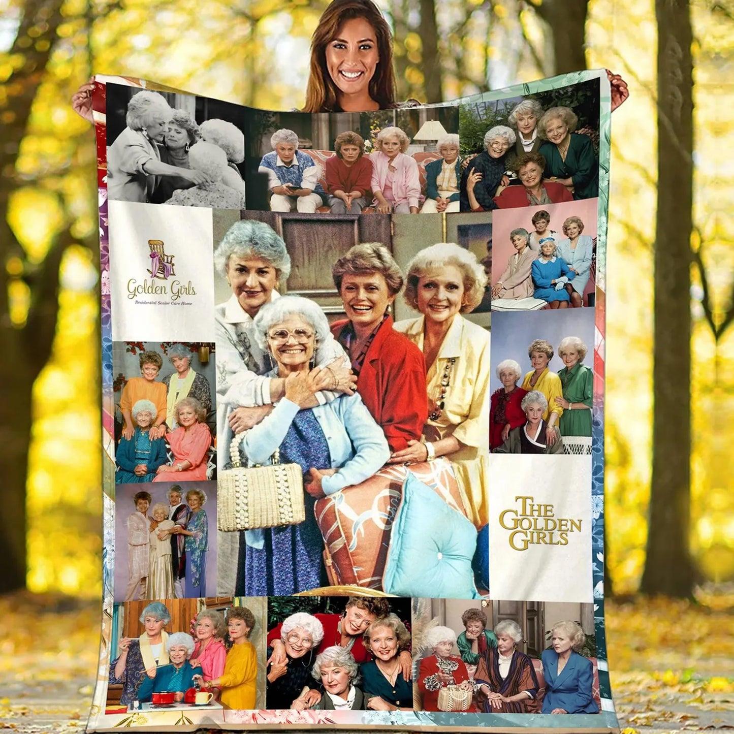 The Golden Girls TV Series Fleece Blanket, Mink Sherpa Blanket