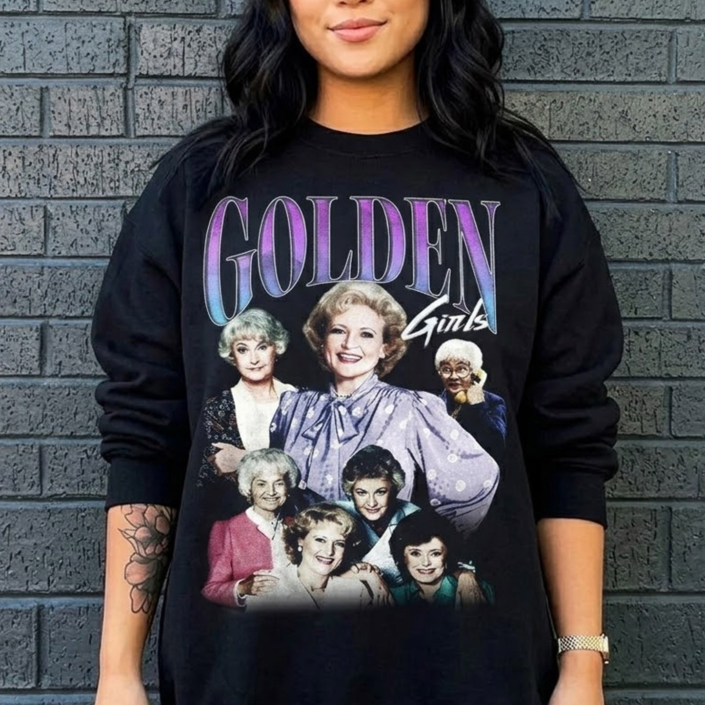 Vintage Golden Girls T-Shirt, Golden Girls Bootleg Tee For Fans