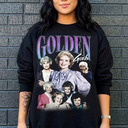 Vintage Golden Girls T-Shirt, Golden Girls Bootleg Tee For Fans