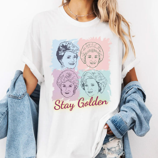 Golden Girls Stay Golden Shirt, Friends Crewneck