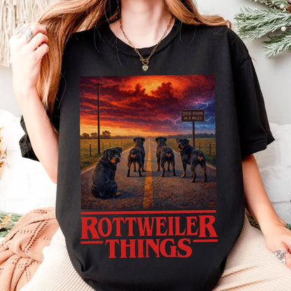 Rottweiler Things Shirt Rottweiler Graphic Tee Grunge Animal Tee