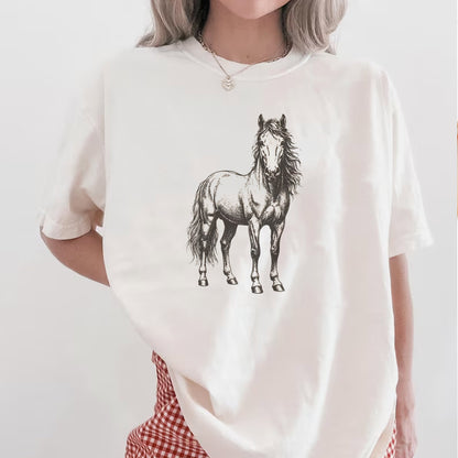 Vintage Western Standing Horse Graphic Tee