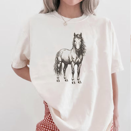 Vintage Western Standing Horse Graphic Tee