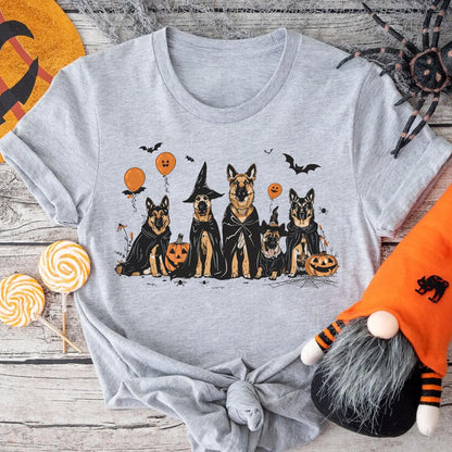Halloween German Shepherd Dog Shirt: Spooky Season Tee