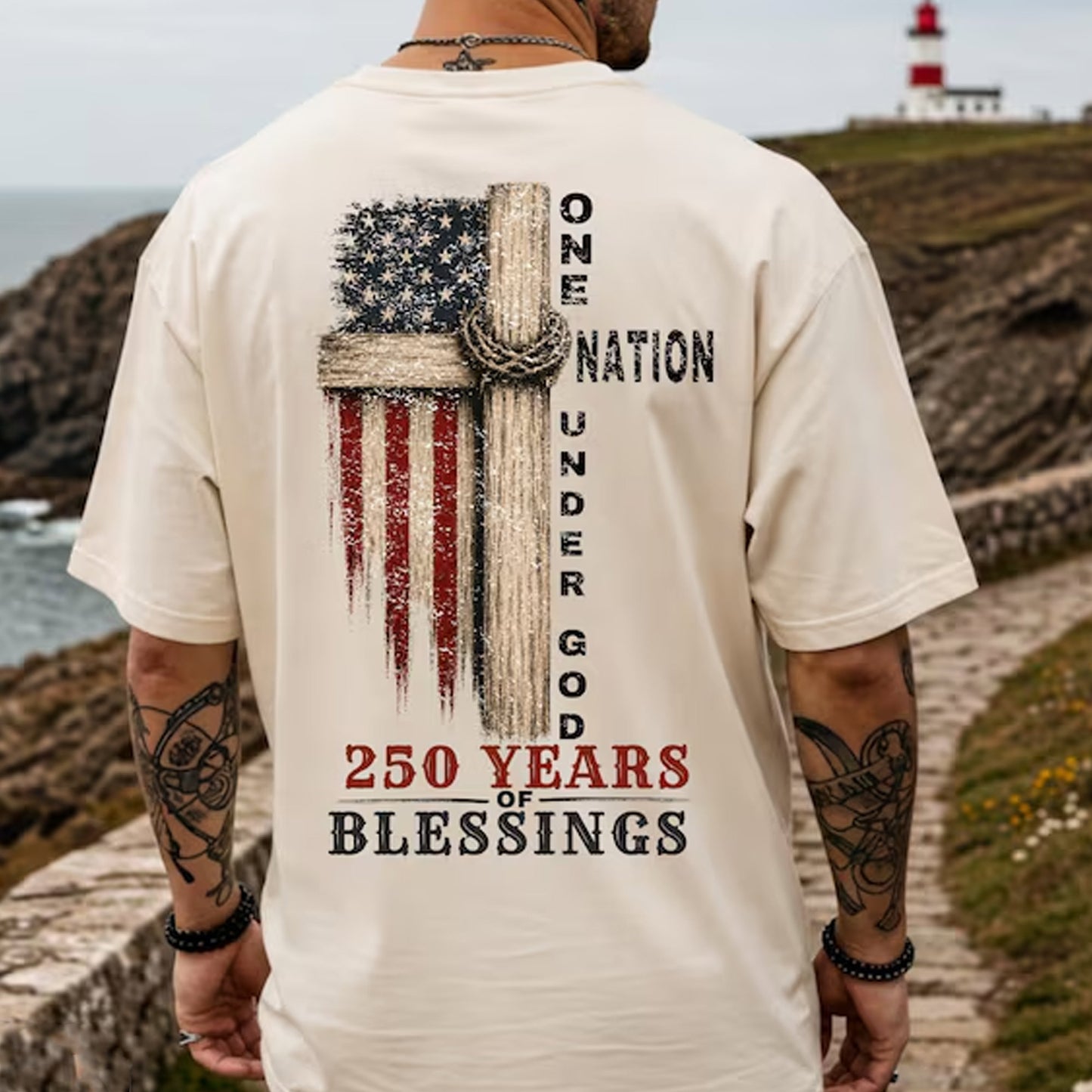 One Nation Under God Shirt, America 250 Sweatshirt