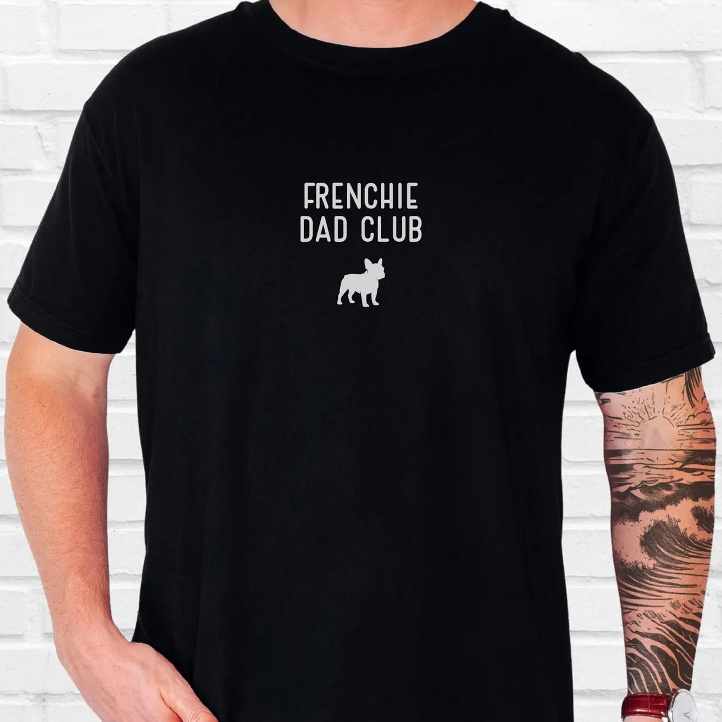 French Bulldog Dog Dad Shirt, Frenchie Dad Hoodie