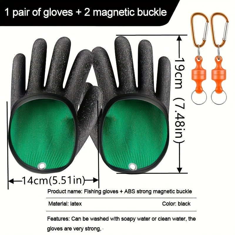 Manto™ Magnetic Fishing Glove – Anti-Slip Quick-Dry Grip for Anglers