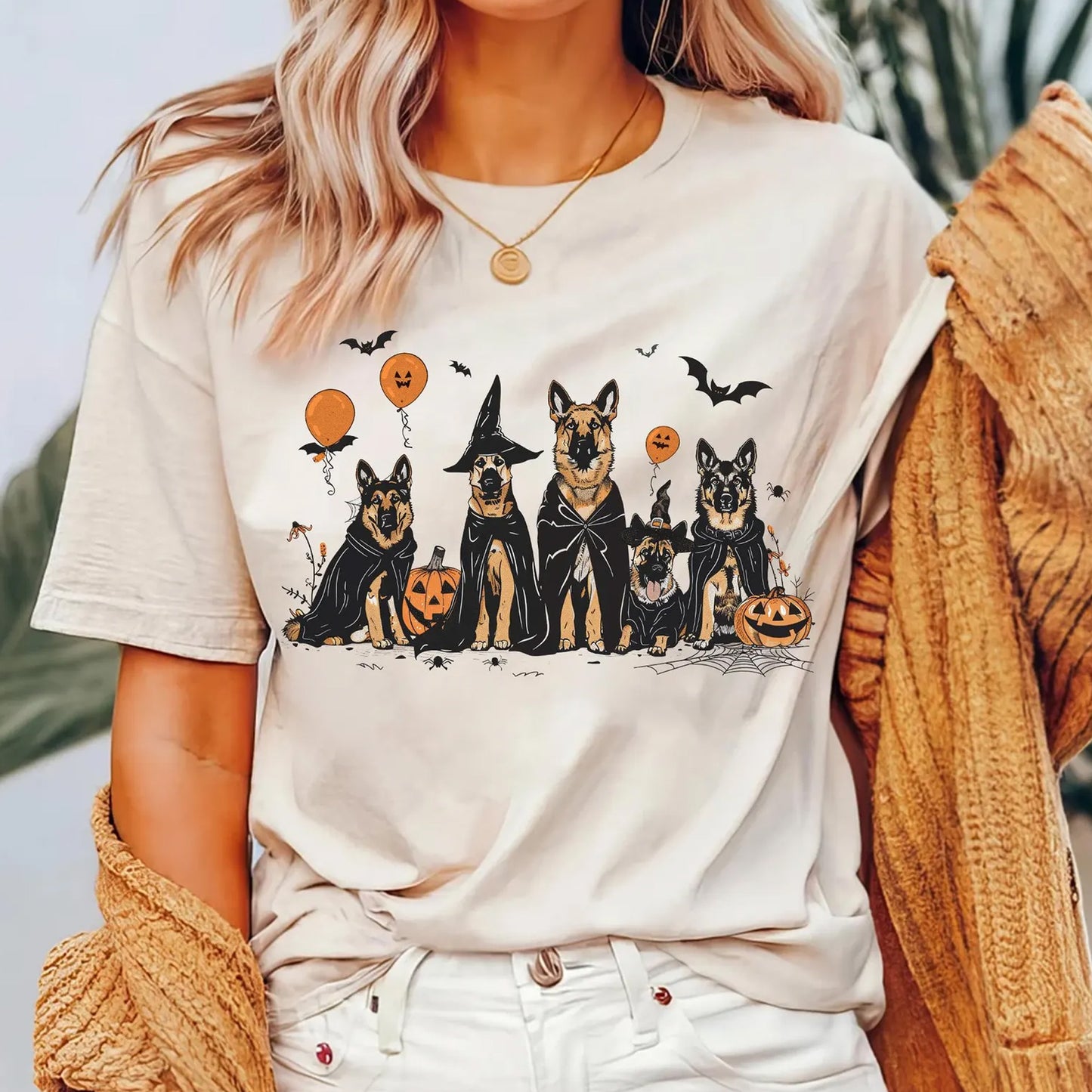 Halloween German Shepherd Dog Shirt: Spooky Season Tee
