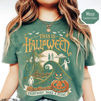 This is Halloween Everybody Make A Scene Comfort Shirt