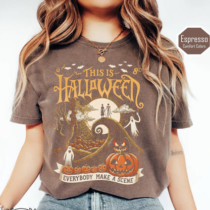 This is Halloween Everybody Make A Scene Comfort Shirt