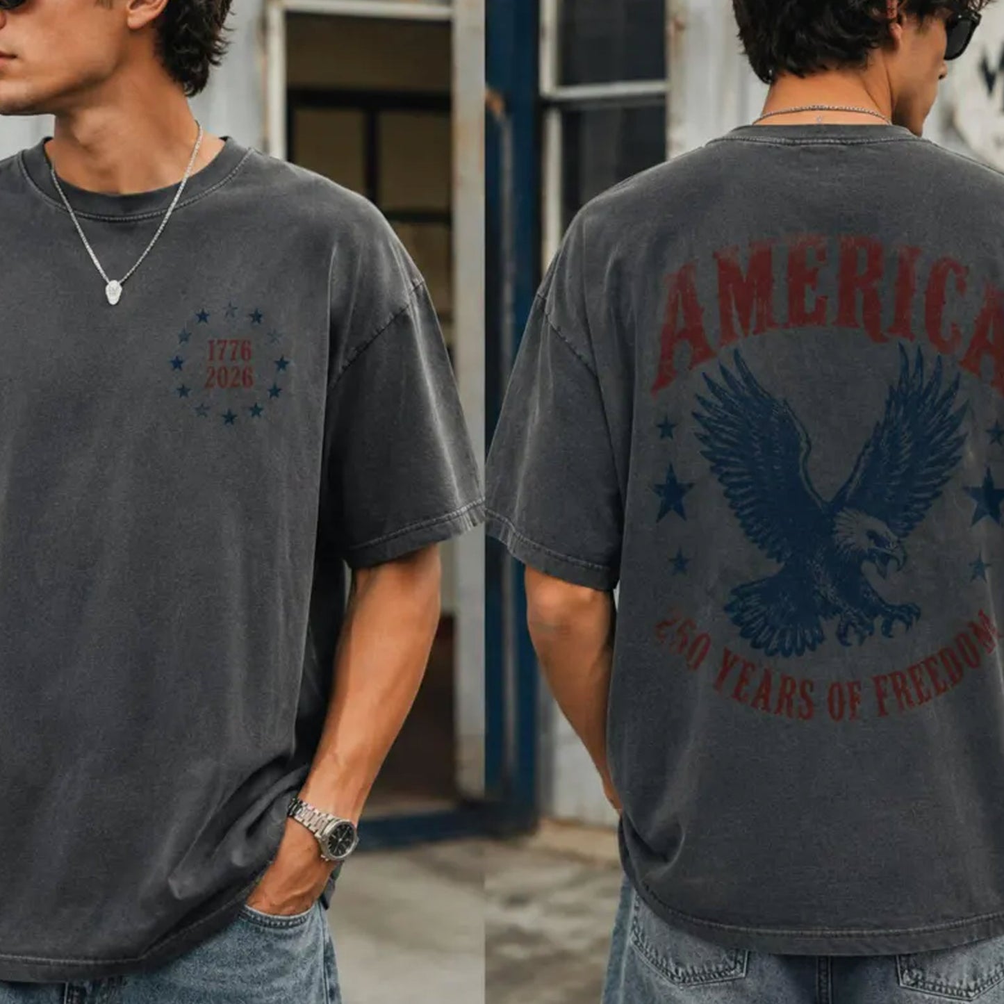 America Eagle Shirt, 250th Anniversary Tee, Patriotic Western Sweatshirt