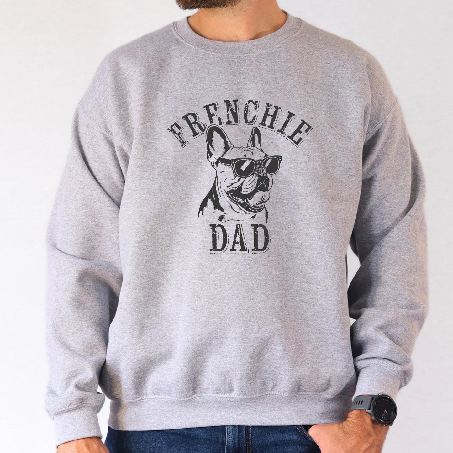 Frenchie Dad T-shirt, Unisex Men's Shirt