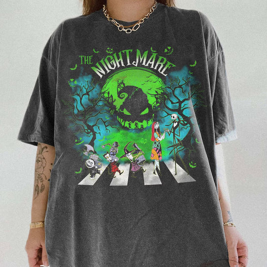 Nightmare Before Christmas Abbey Road Comfort Colors Shirt