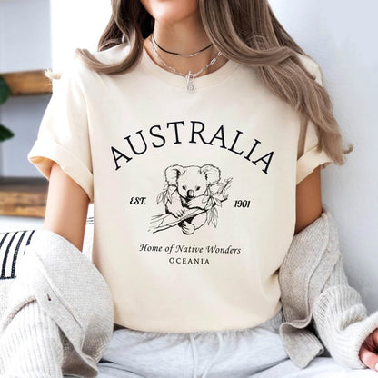Australia Home Of Native Wonders Shirt, Koala T-shirt