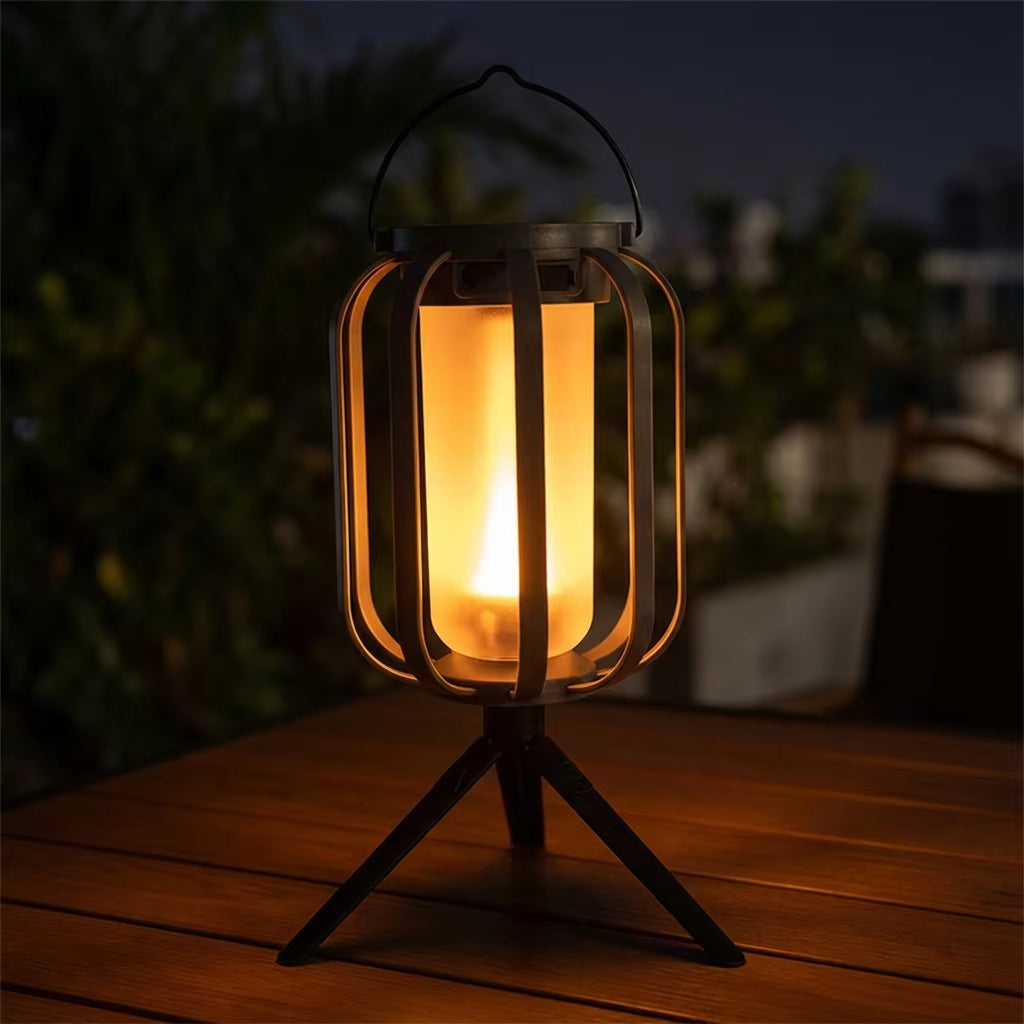 Manto™ Solar Flickering Flame Lantern Outdoor Light