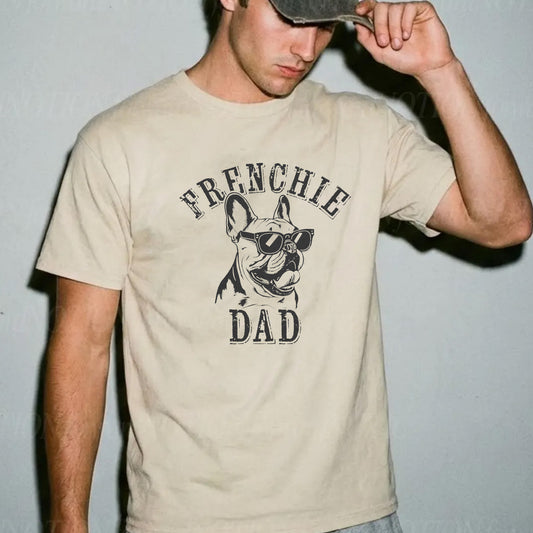 Frenchie Dad T-shirt, Unisex Men's Shirt