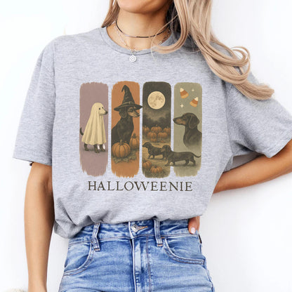 Halloweenie Tshirt, Wiener Dog Mom Fall Hoodie