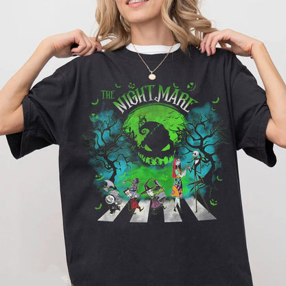 Nightmare Before Christmas Abbey Road Comfort Colors Shirt