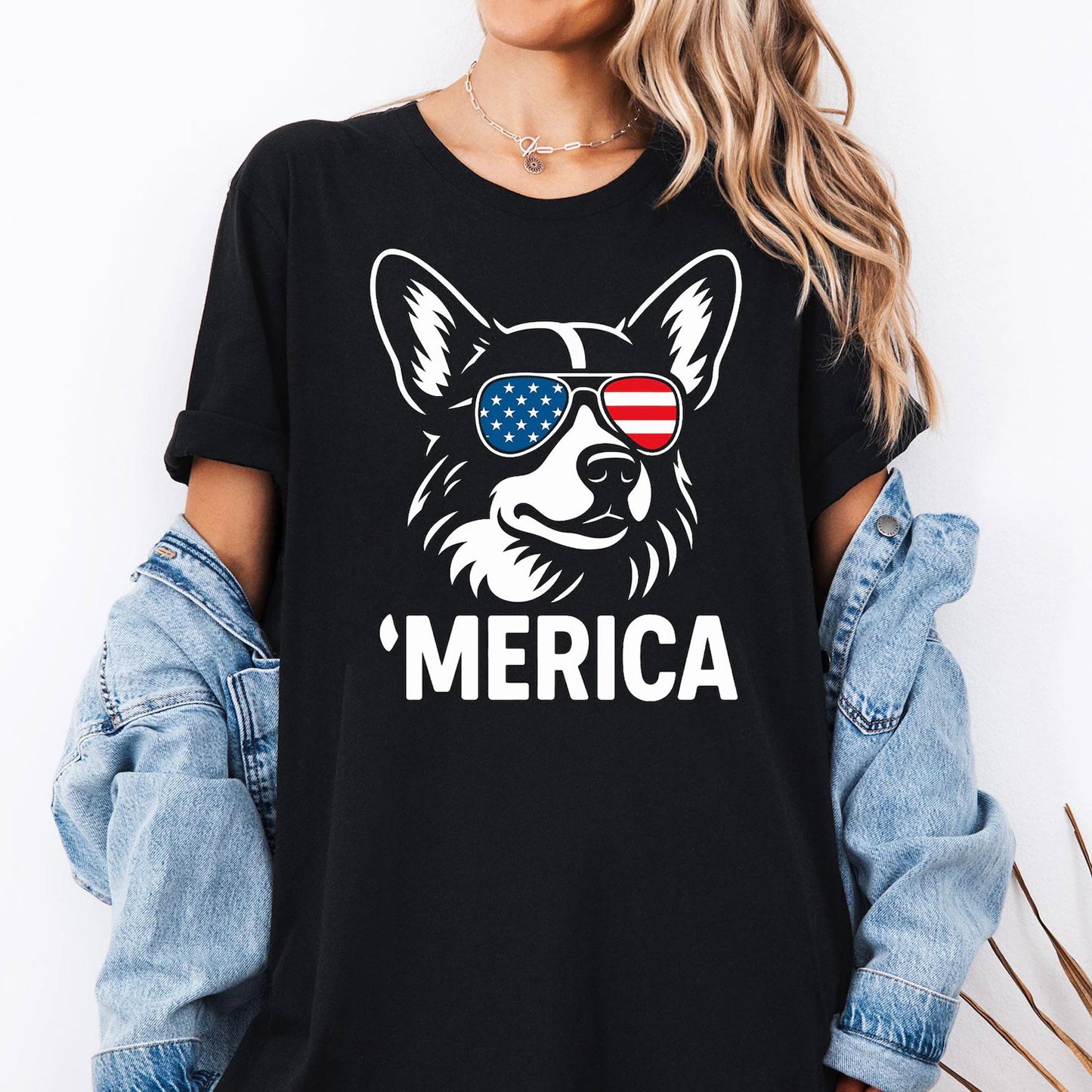 4th Of July Corgi Dog Shirt