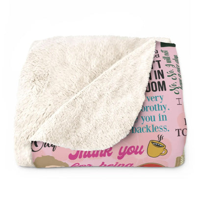 Golden Girls Show Inspired Sherpa Fleece Blanket