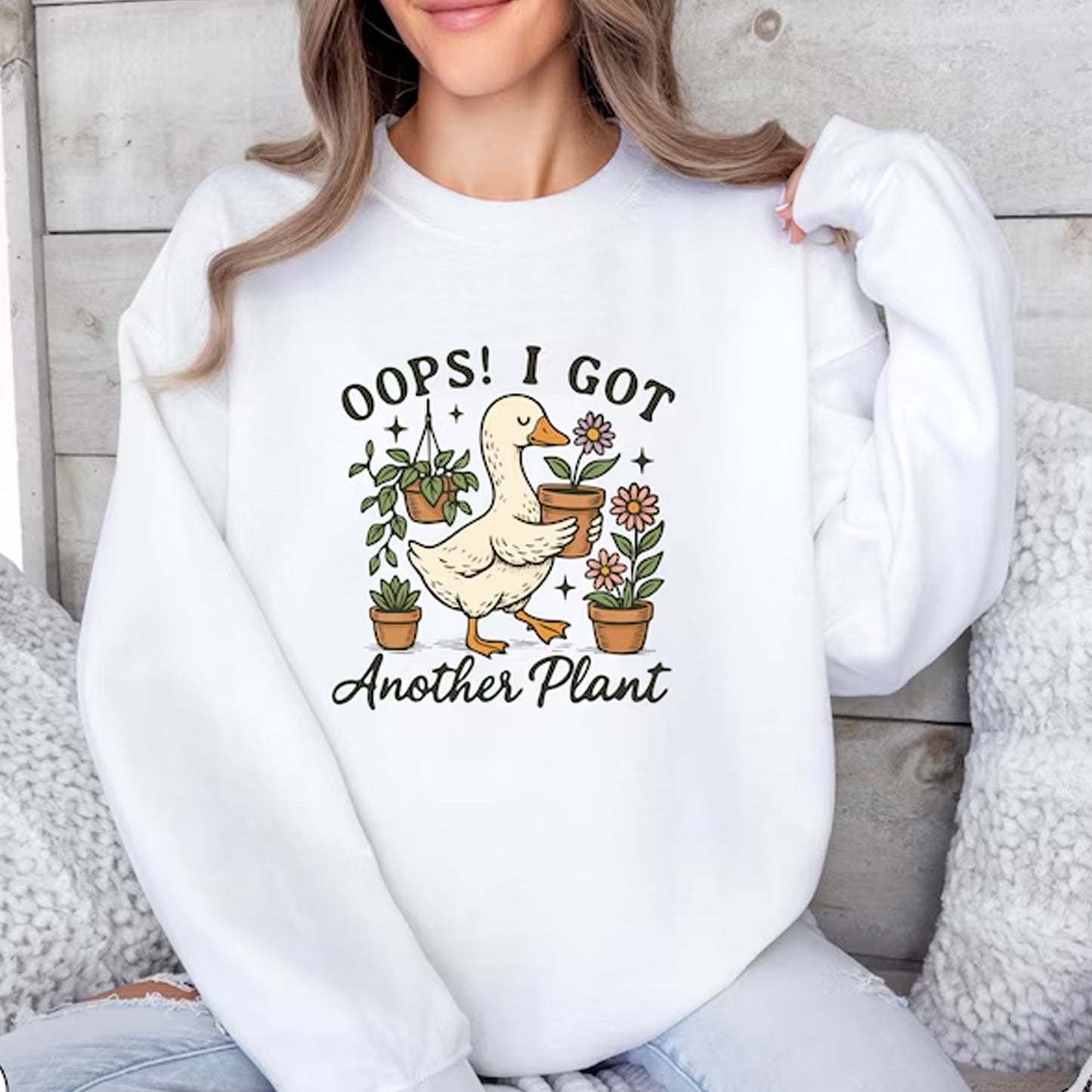 Oops I Got Another Plant Shirt, Plant Lover Shirt, Gardening Sweatshirt